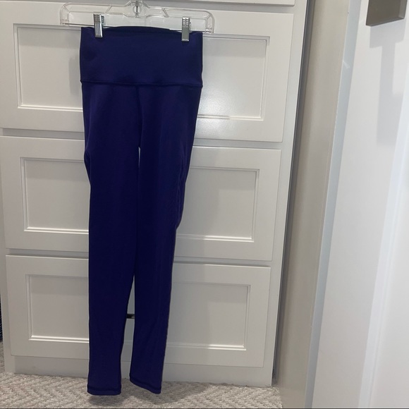 Athleta Warp Knit 7/8 Tights Poseidon Blue XXS/XS - Picture 4 of 7